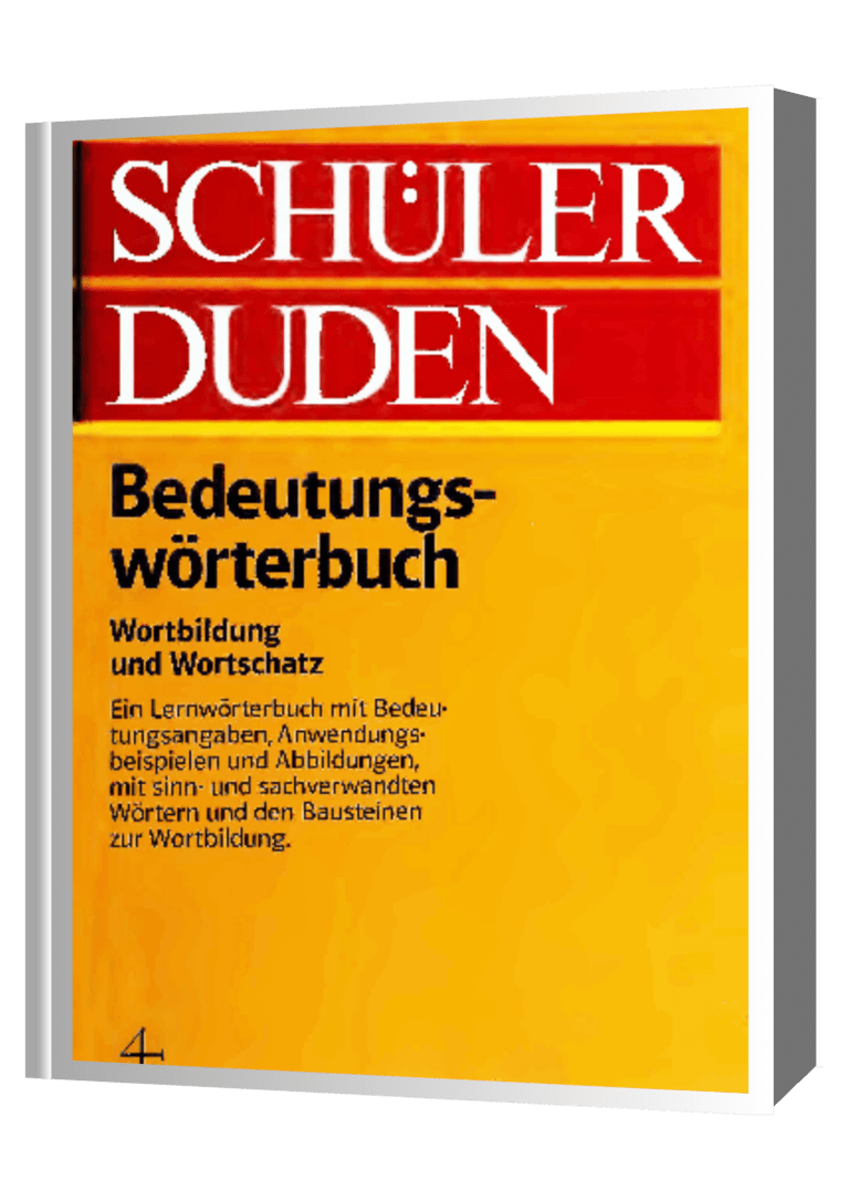 Schülerduden Bedeutungswörterbuch Wortbildung und Wortschatz