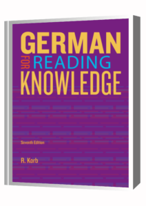 GERMAN READING KNOWLEDGE